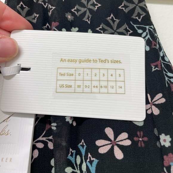 Ted Baker Marcila Hazel Halter Neck Wide Leg Jumpsuit XS - Picture 13 of 14